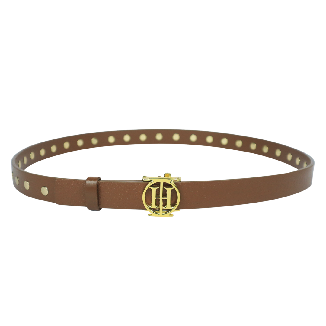 Solar Flare Gold OG - Tan Embellished Belt