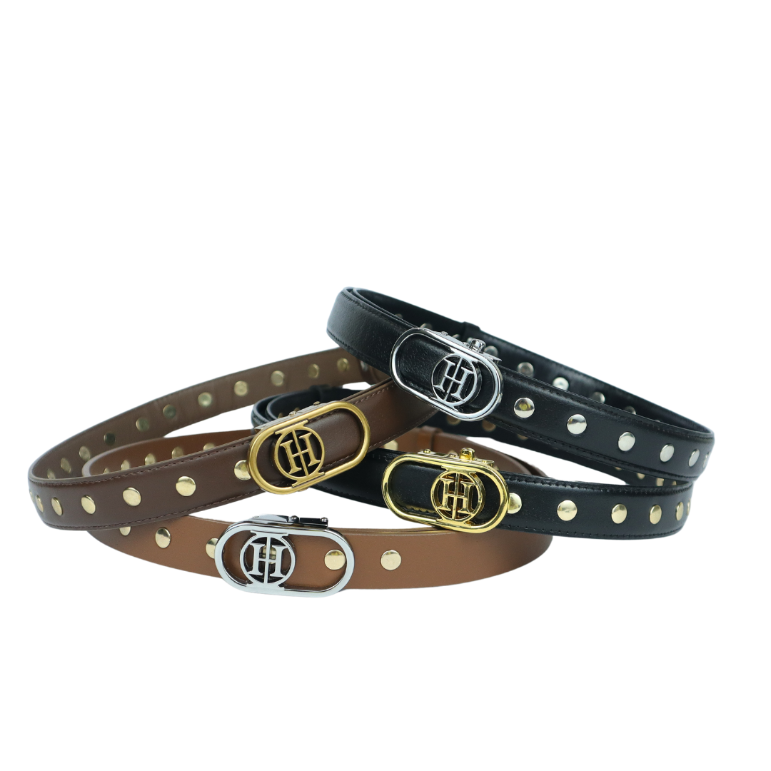 Solar Flare Gold OG - Tan Embellished Belt