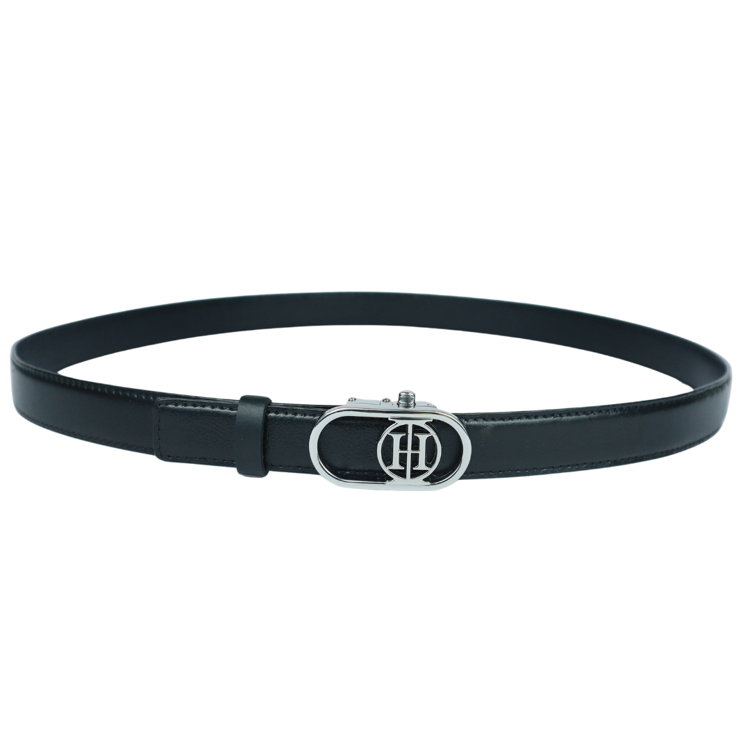 Blackout sleek Classic - Sleek black high shine belt