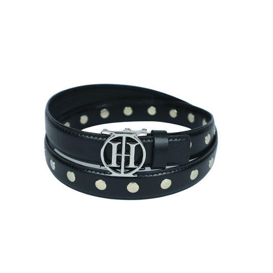 Stellar Orbit Silver OG -black embellished belt
