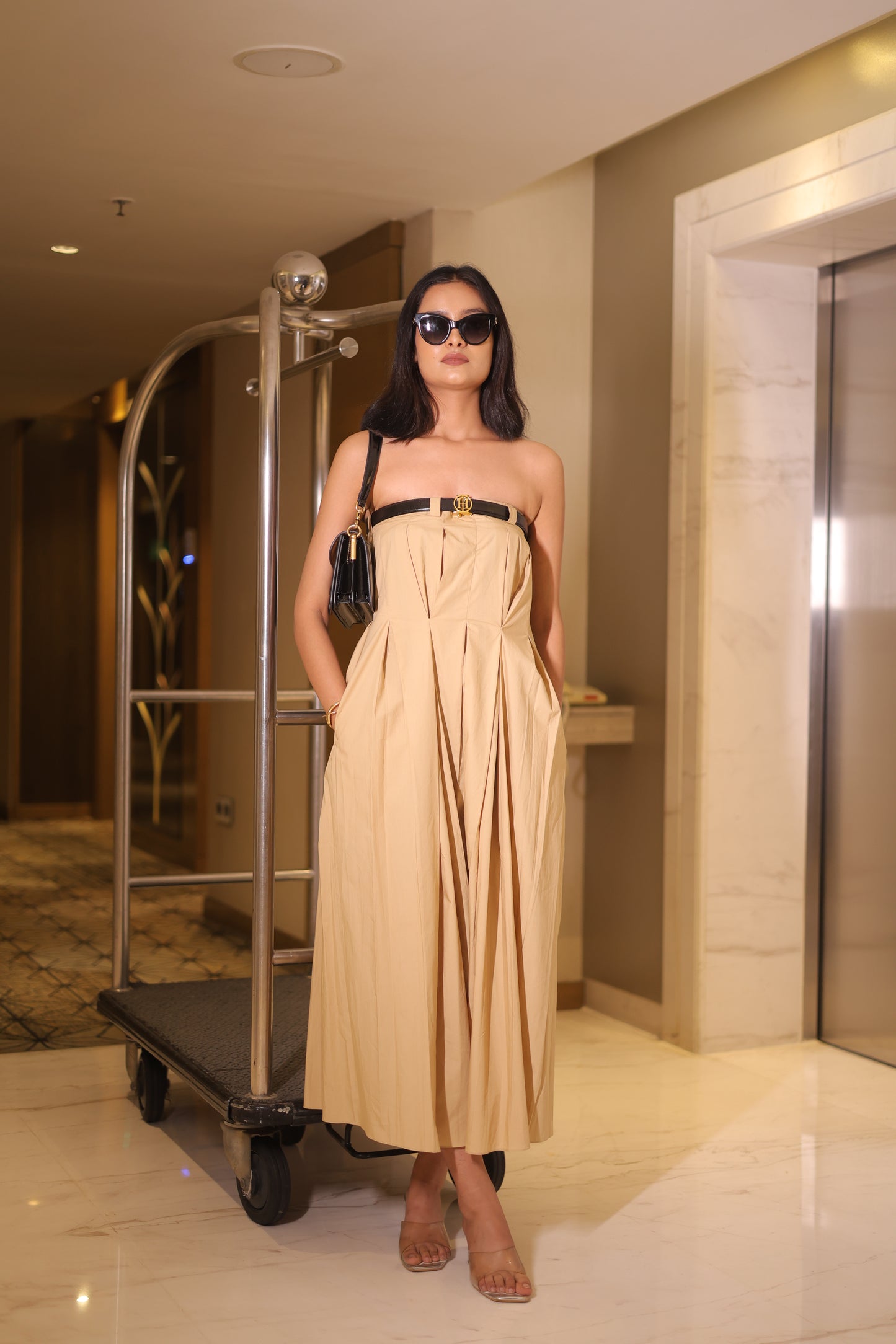 Bare Logic- The Neutral Beige Jumpsuit