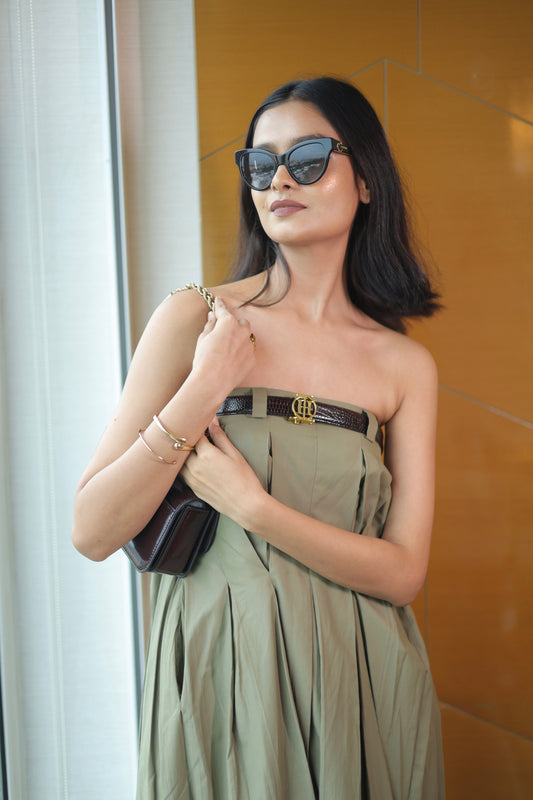 Bare Logic- The Olive Green Jumpsuit