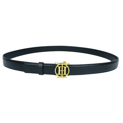 Blackout sleek OG -  sleek black high shine belt