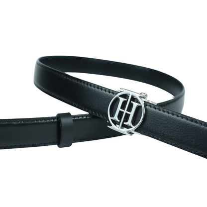 Blackout sleek OG -  sleek black high shine belt