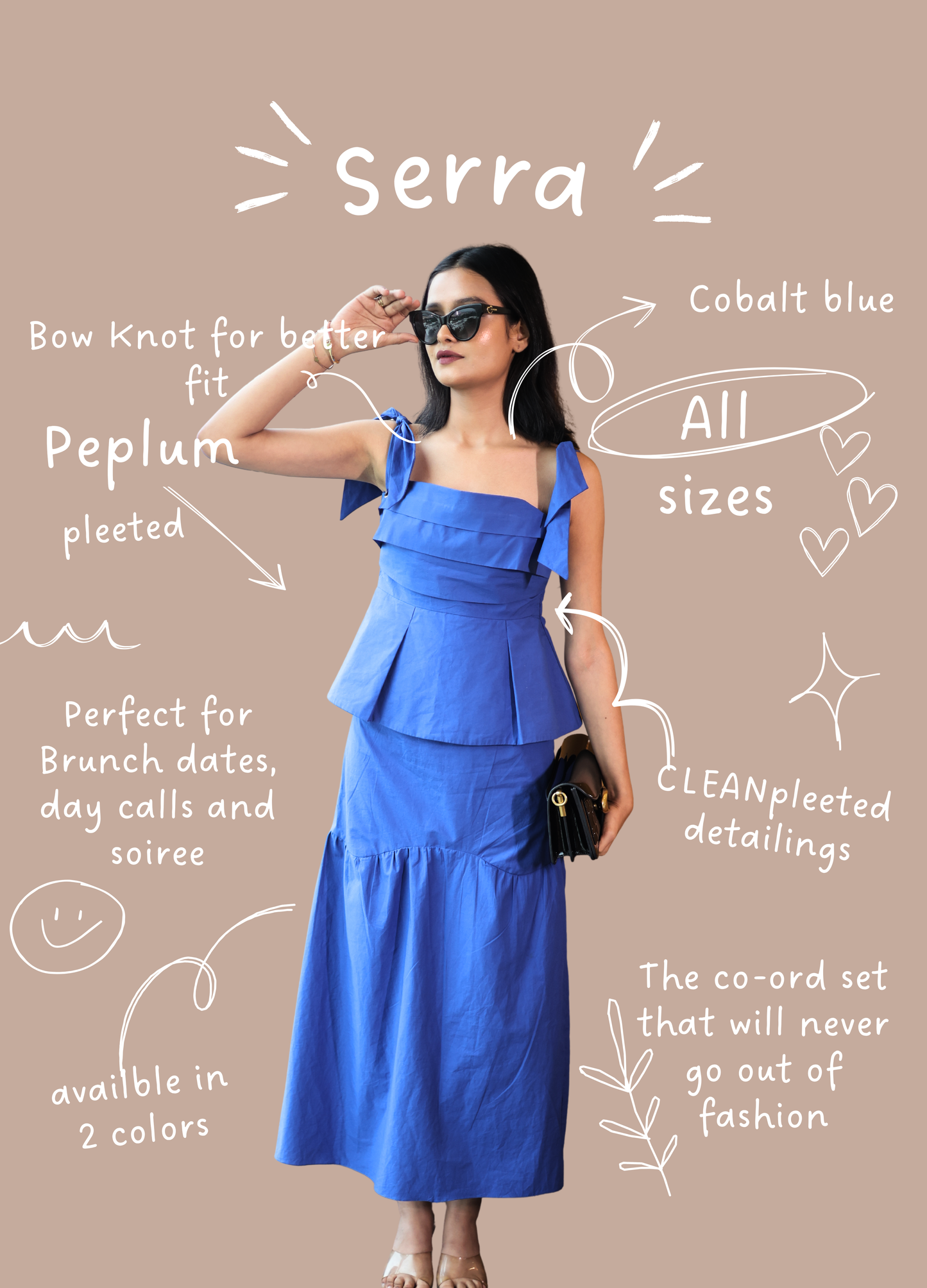 Serra – The Electric Blue Co-ord Set