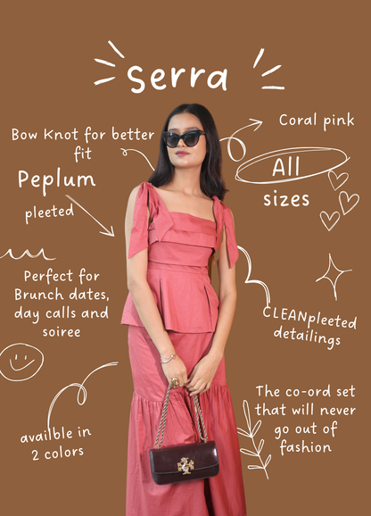Serra – The Coral Pink Co-ord Set
