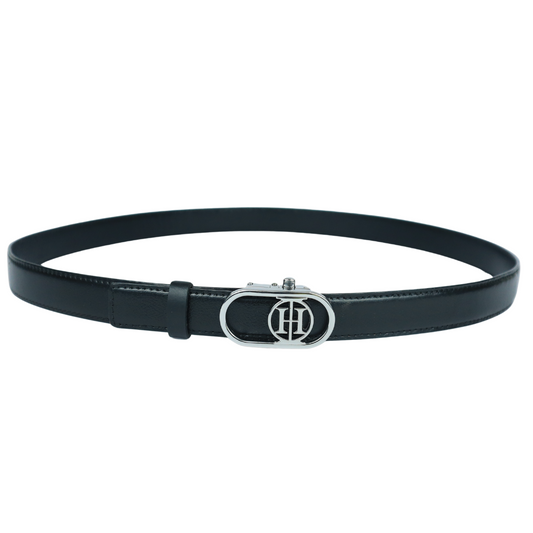 Blackout sleek Classic - Sleek black high shine belt