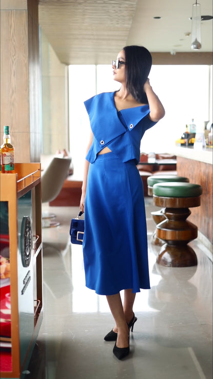 ELLE- Electric Blue Co-ord set